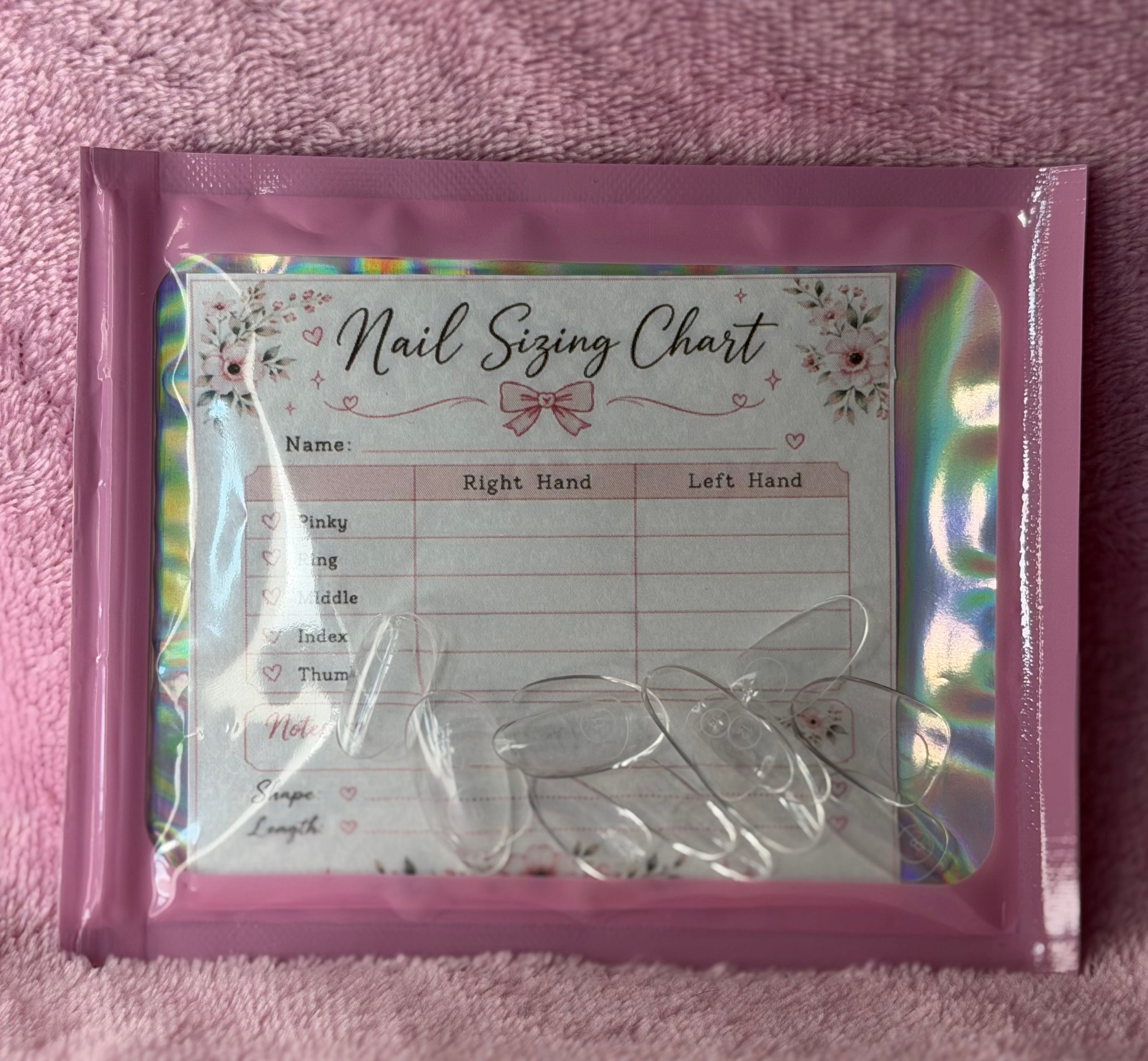 Nail Sizing Chart
